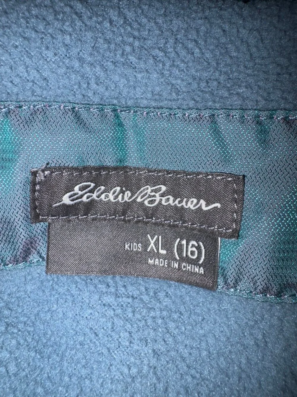 LIKE NEW, Eddie Bauer girls chameleon DOWN parka, size XL (16)